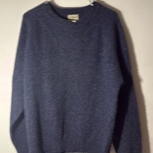 LL Bean Shetland Wool Pullover Sweater Men's Large